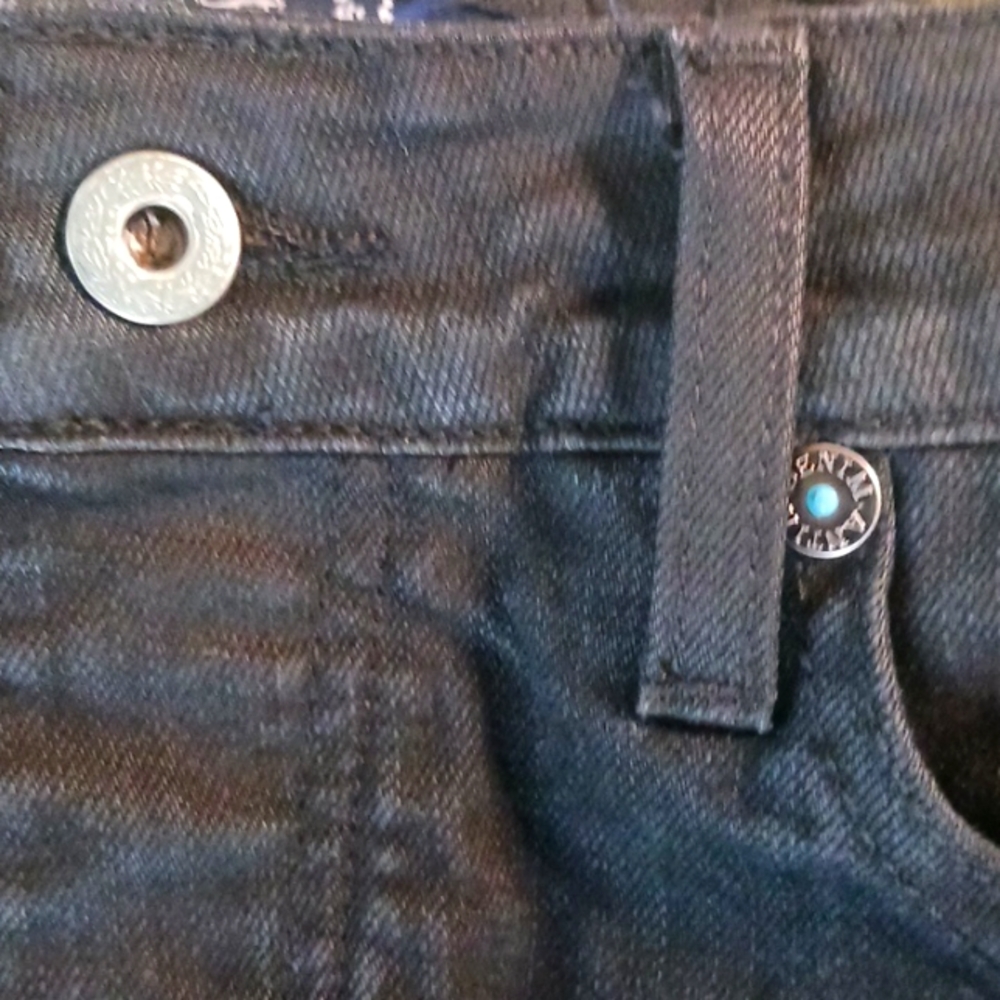 Antik Authentic Denim Straight leg Black Jeans-Vintage, 32, Black. - Picture 5 of 8